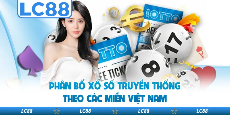 Phân Bố Xổ Số Truyền Thống Theo Các Miền Việt Nam